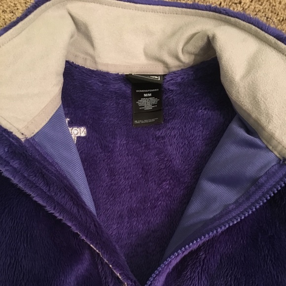 The North Face Women’s Fuzzy Purple/Bluish Jacket - Picture 2 of 3